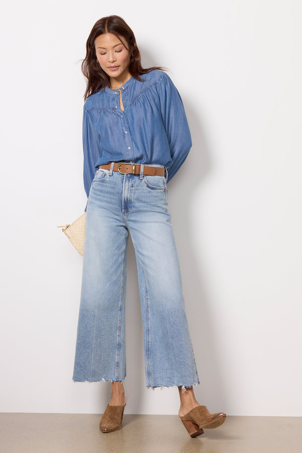 Everve Poppy Denim Shirt Middenim