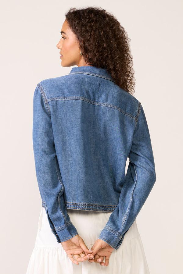 Everve Ports Denim Popover Antiqueblue