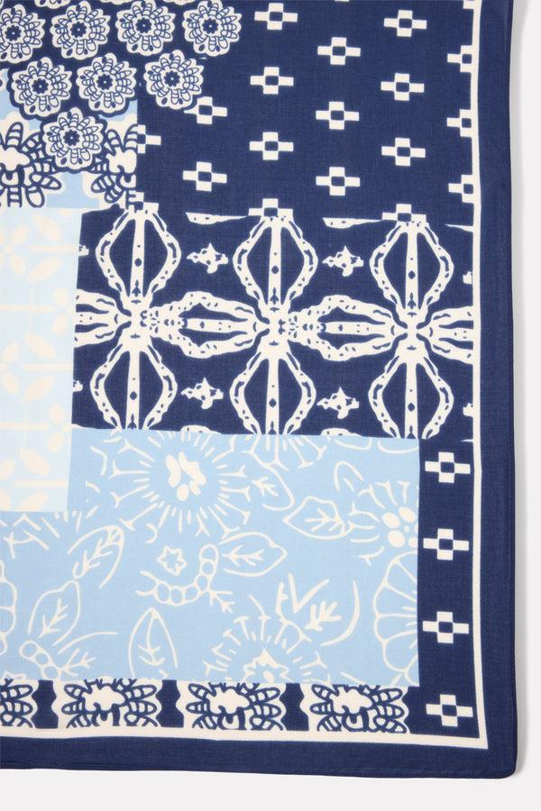 Everve Prescott Patchwork Bandana Bluemulti