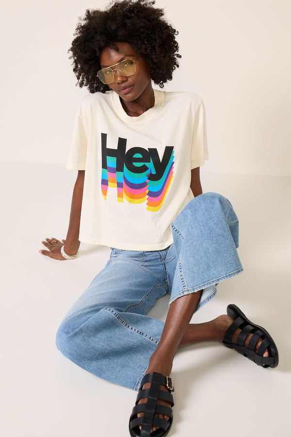 Everve Printed Shrunken Boy Tee Heyhey