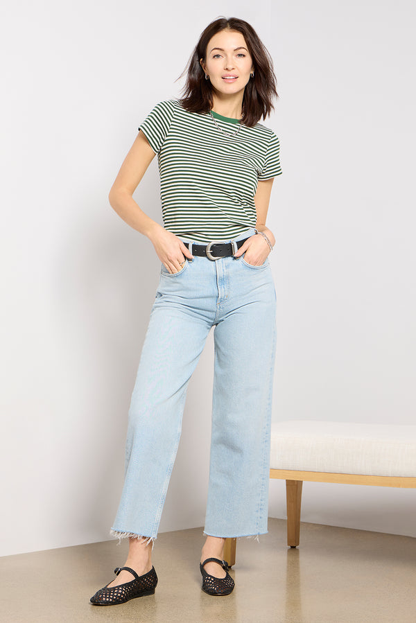 Everve Prospect Tee Green/White