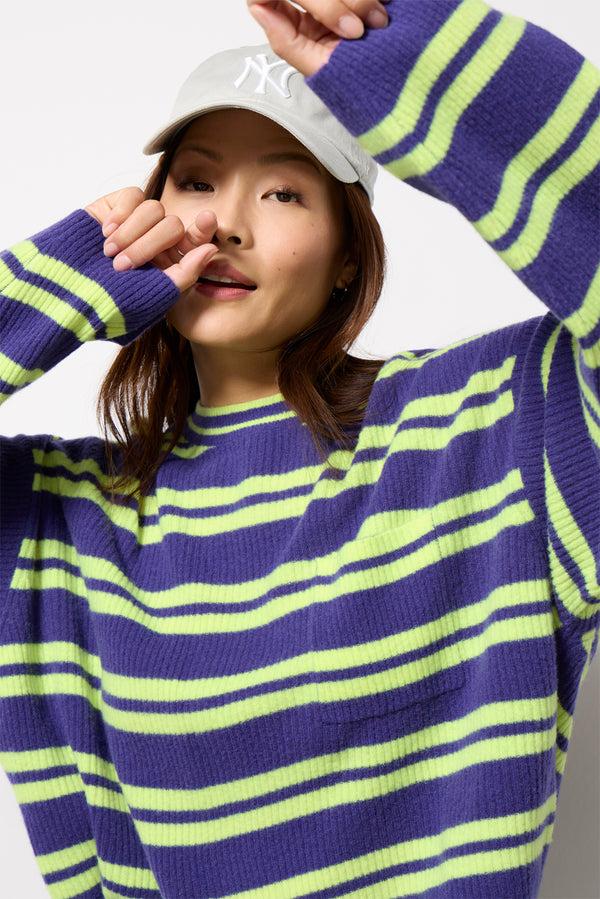 Everve Raxow Pocket Pullover Violetrayuresfluo