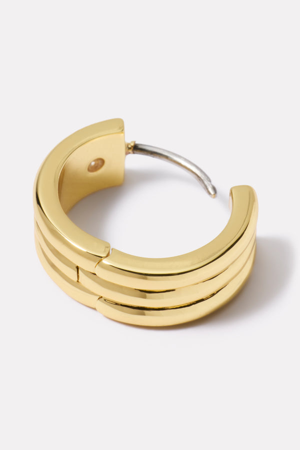 Everve Reed Hoops Gold