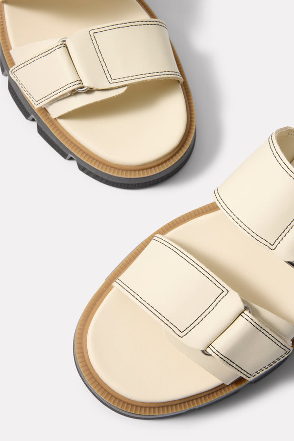Everve Rein CB Slide Sandal Chalk