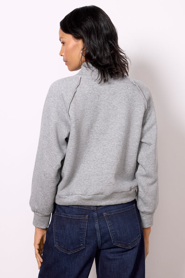Everve Rhodes Fleece Pullover Heathergrey