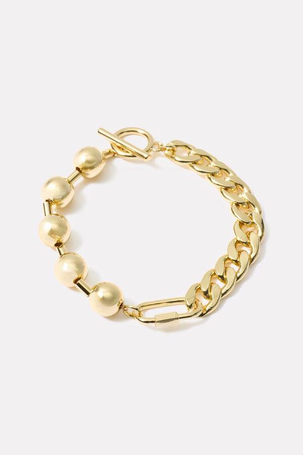 Everve Ridley Chain Bracelet Gold