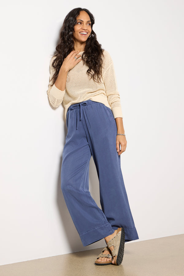 everve Riley Pant Dustyblue