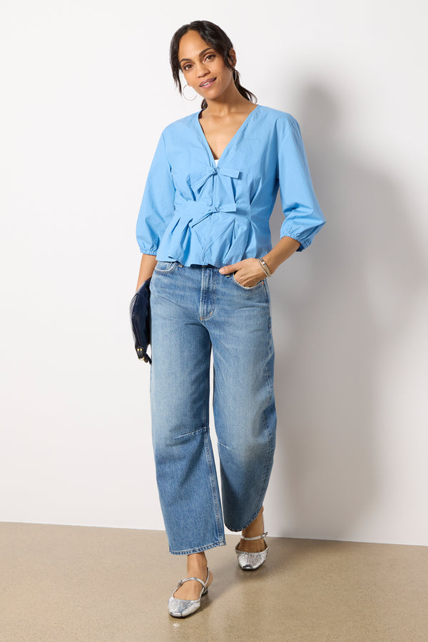 Everve Riri Blouse Pacific