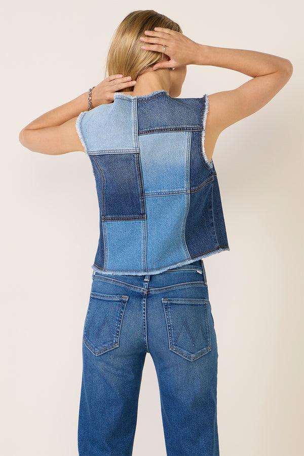 Everve Ronny Denim Top Multiwash