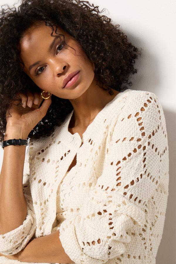 Everve Rosalyn Sweater Cardigan Seasalt