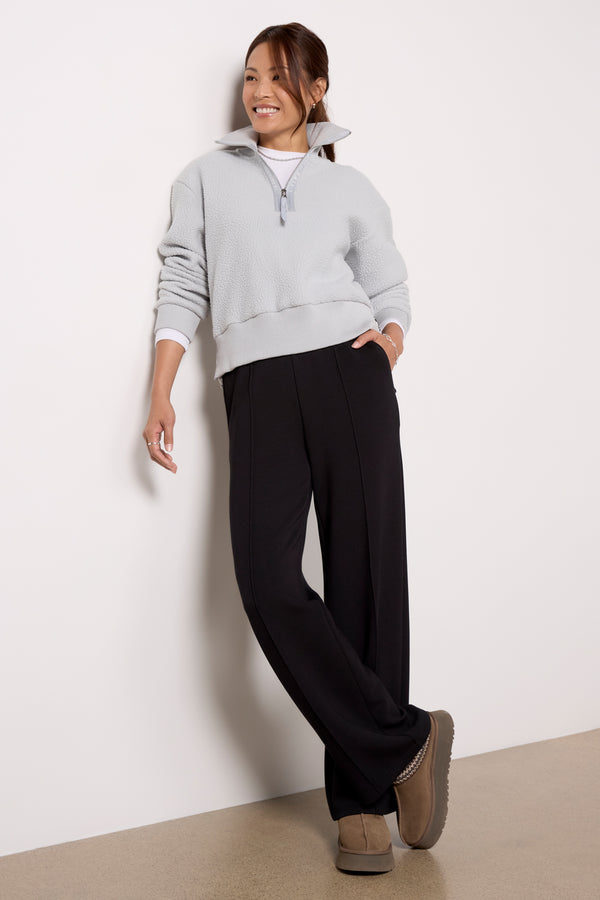 Everve Roselle Half Zip Fleece Pearlblue