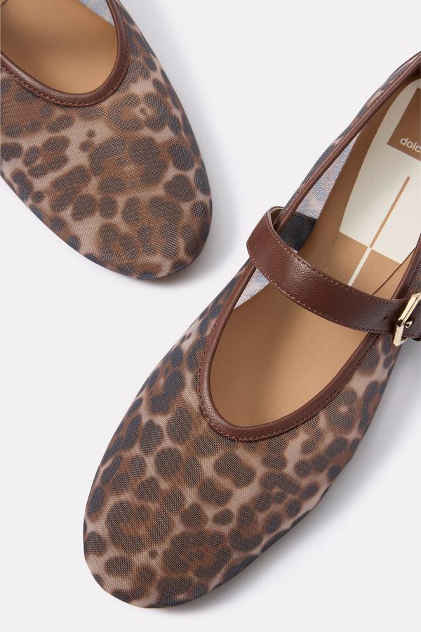 everve Roslyn Mesh Mary Jane Leopard