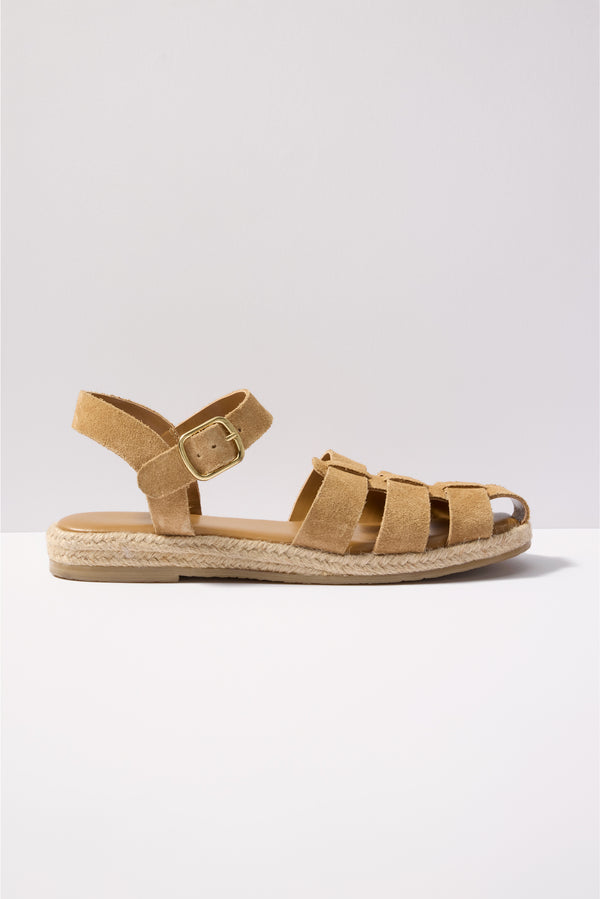 Everve Row Fisherman Sandal Honeybeige