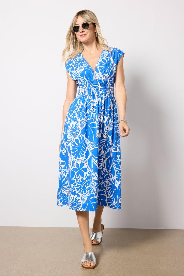 Everve Roxanne Dress Blueriviera