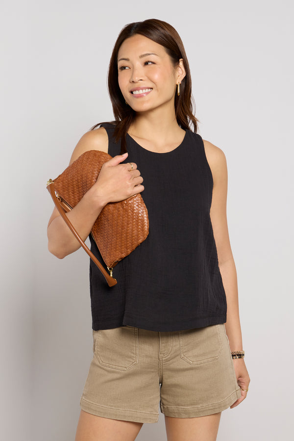 Everve Ruby Gauze Top Black