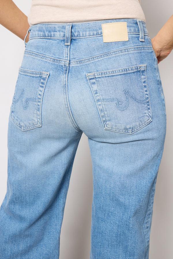 Everve Saige Wide Leg Crop Rosarito