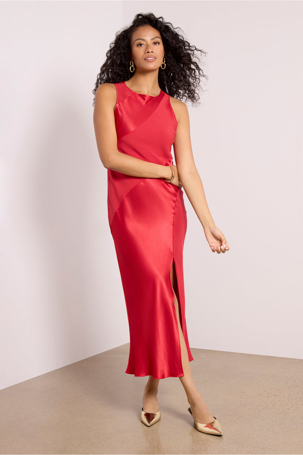 Everve Sanya Dress Scarlet