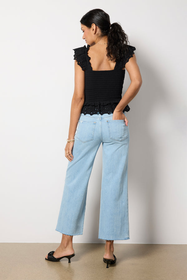 Everve Sasha Ankle W Raw Hem Maevedestructed