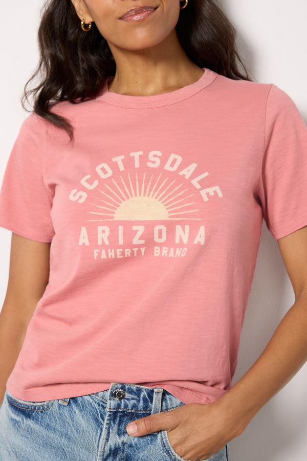 Everve Scottsdale Sunwashed Tee Fadedflag