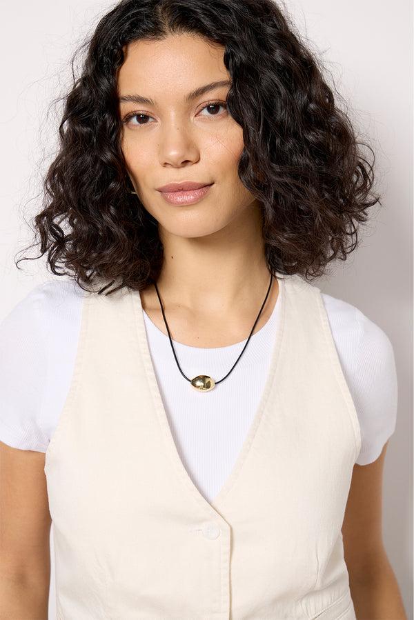 Everve Seamed Vest Beachsand