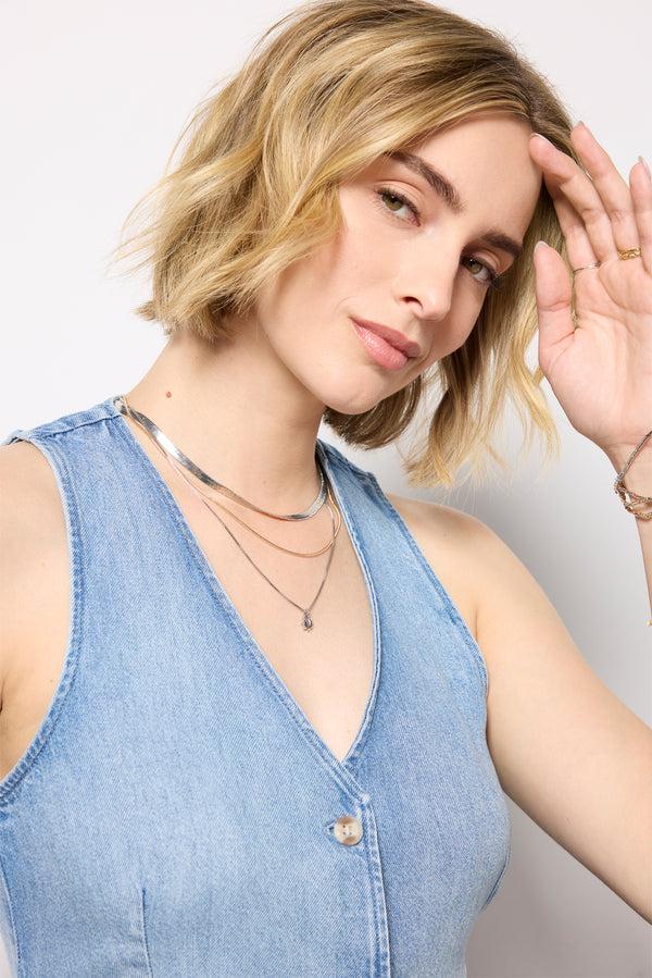 Everve Seamed Vest Nighttideswash