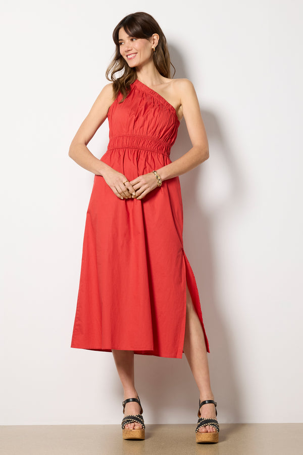 everve Selani Dress Terracotta