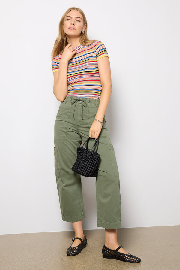 Everve Selene Sweater Tee Multistripe