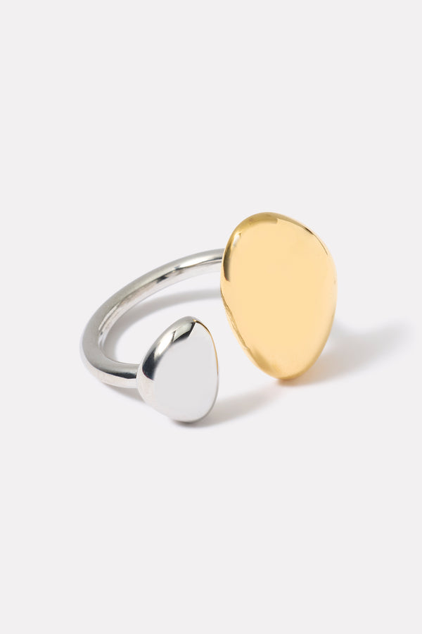 everve Shana Two Tone Ring Gold/Silver