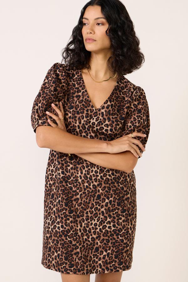 Everve Shay Dress Leopard