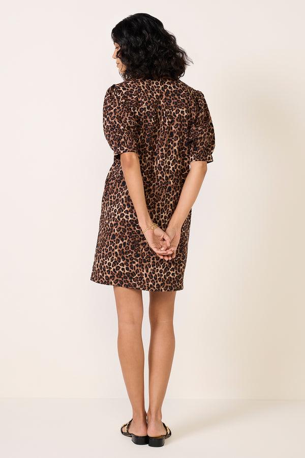 Everve Shay Dress Leopard