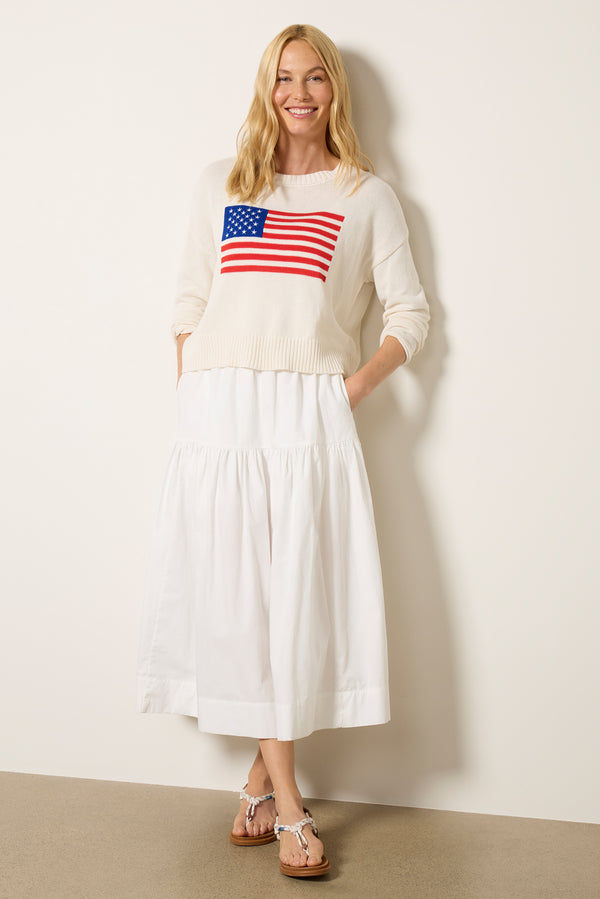 everve Sienna Flag Sweater Seasalt
