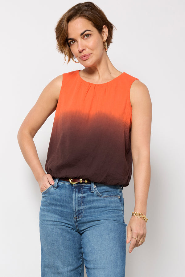 Everve Skye Dip Dye Bubble Top Redcombo