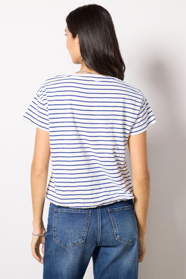 Everve Skye Stripe Bubble Tee Bluestripe