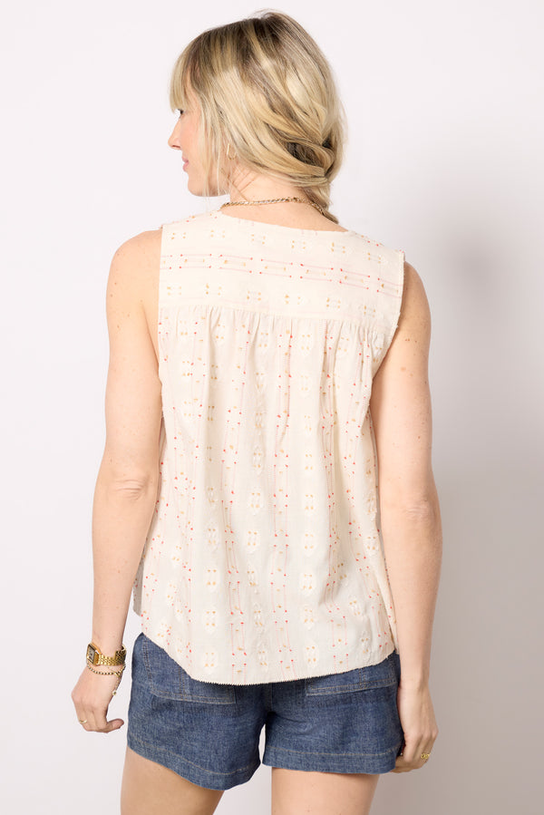 Everve Skylar Top Sunburstdobby