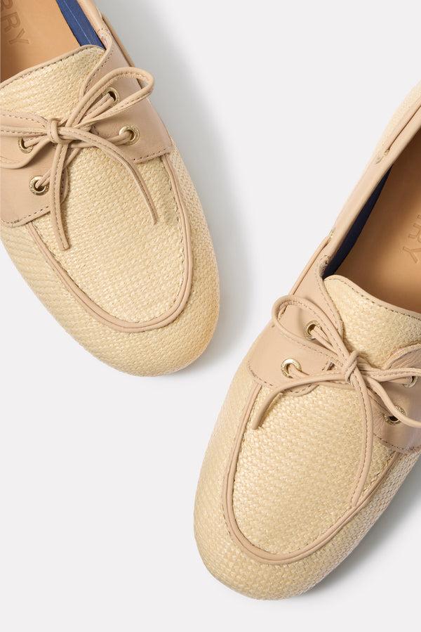 Everve Slim Boat Shoe Naturalraffia