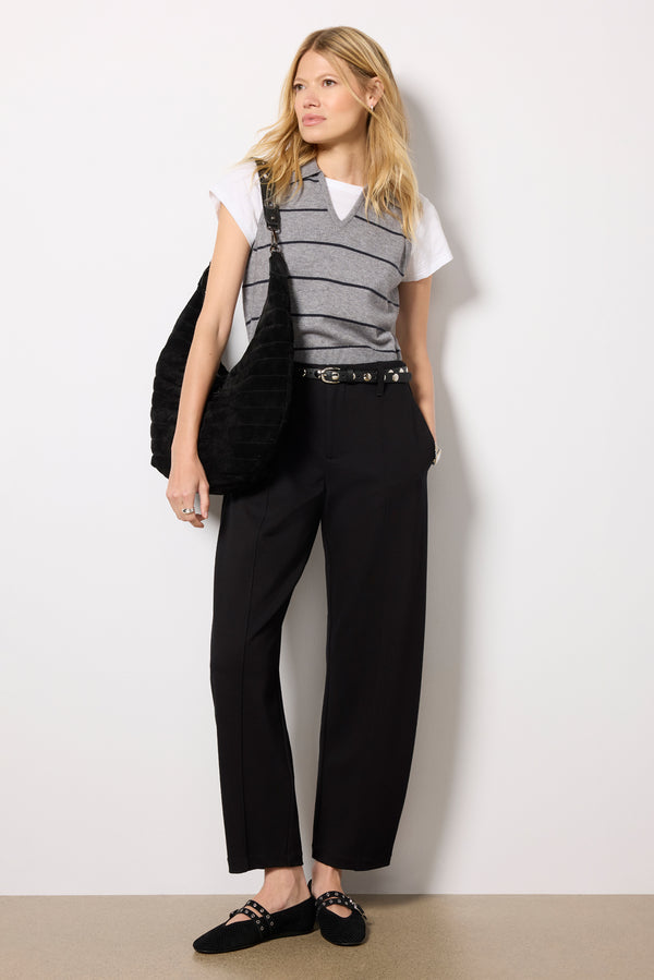 everve Sloane Collared Tank Grey/Marine