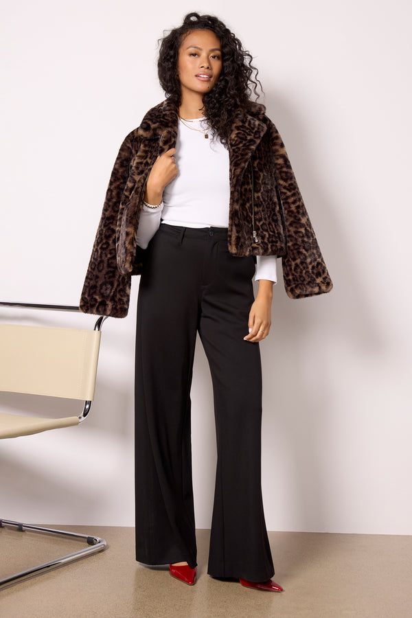 everve Sofie Ponte Pant Black