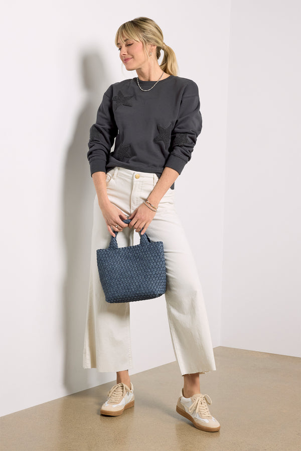 Everve Sonia Sweatshirt Washedblack