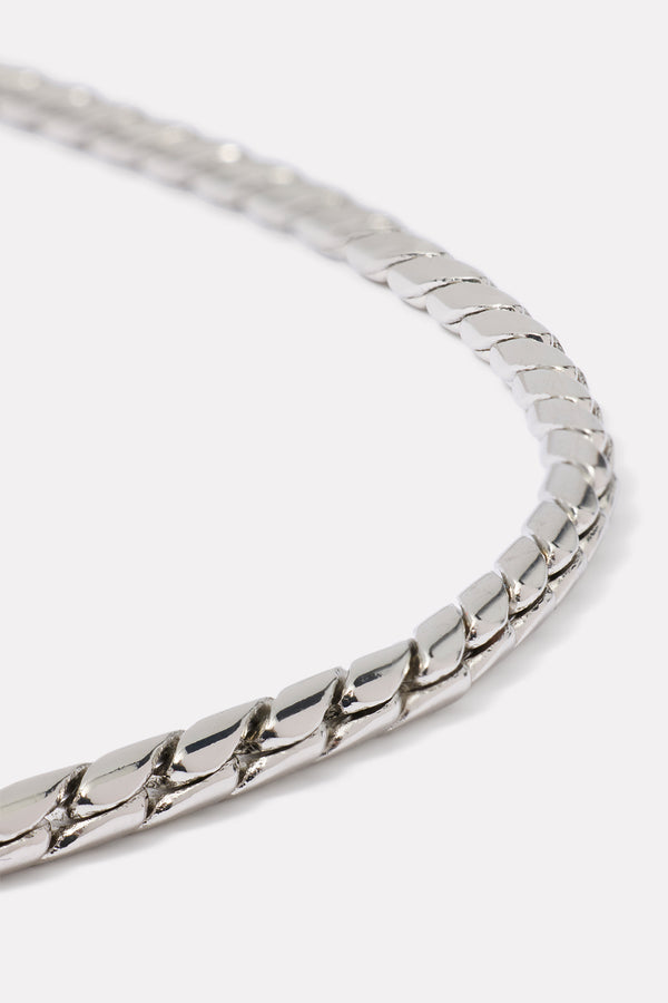 Everve Stanton Statement Necklace Silver