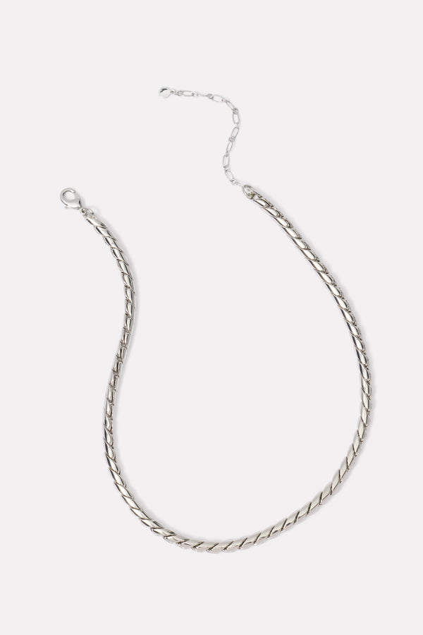 everve Stanton Statement Necklace Silver