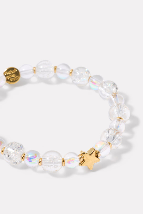 Everve Star Stacker Bracelet White