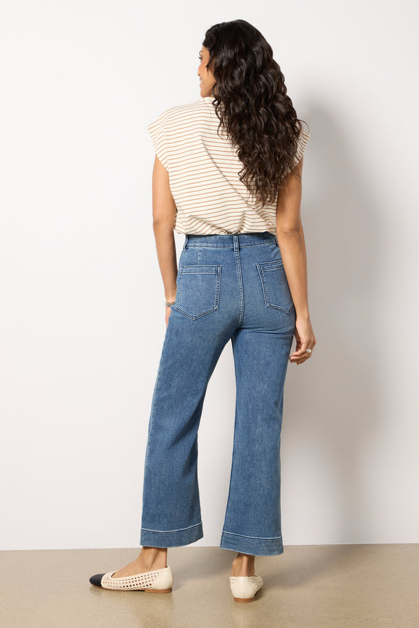 Everve Stretch Terry Cropped Pant Riverton