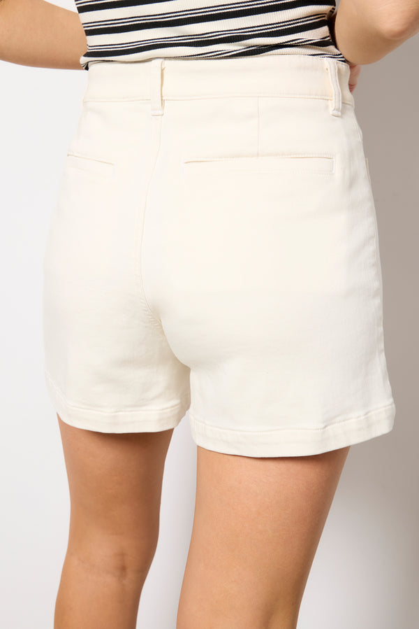 Everve Stretch Terry Short Egret