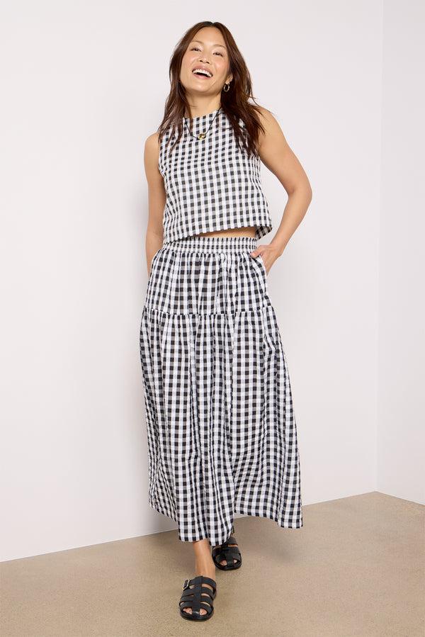 Everve Studio Boxy Top Black/White