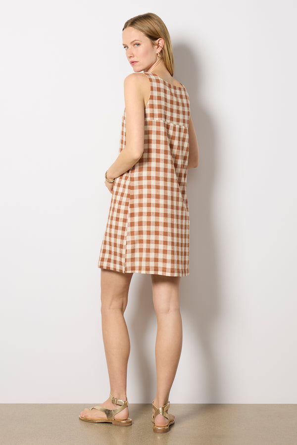 Everve Studio Shift Dress Rusticgingham
