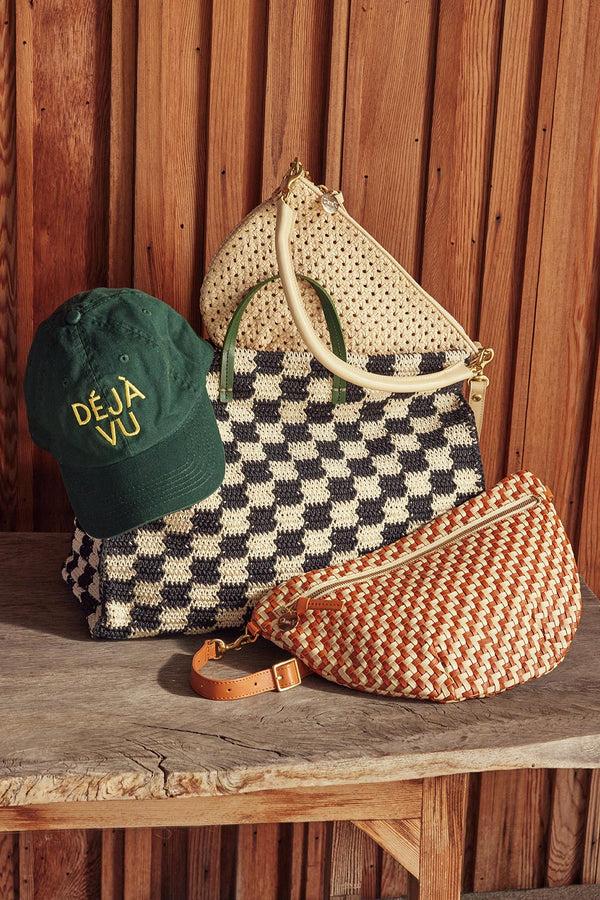 Everve Summer Simple Tote Blackcreamcrochet