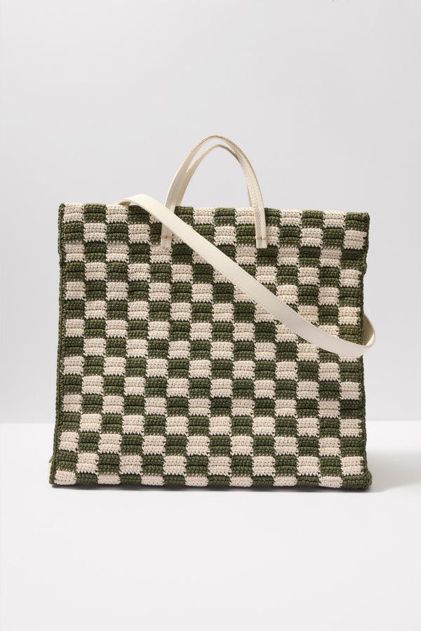 everve Summer Simple Tote Olive/Cream