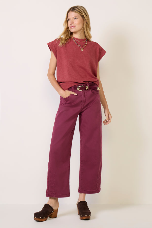 Everve Sutton Sweatshirt Red