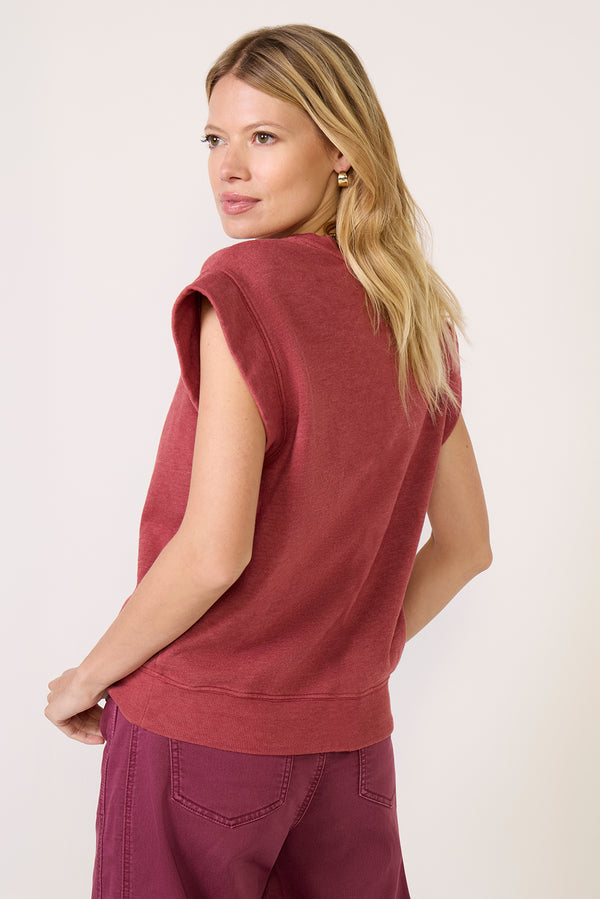 Everve Sutton Sweatshirt Red