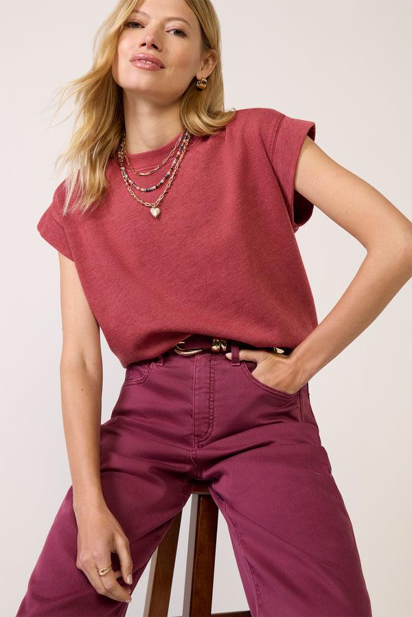 everve Sutton Sweatshirt Red